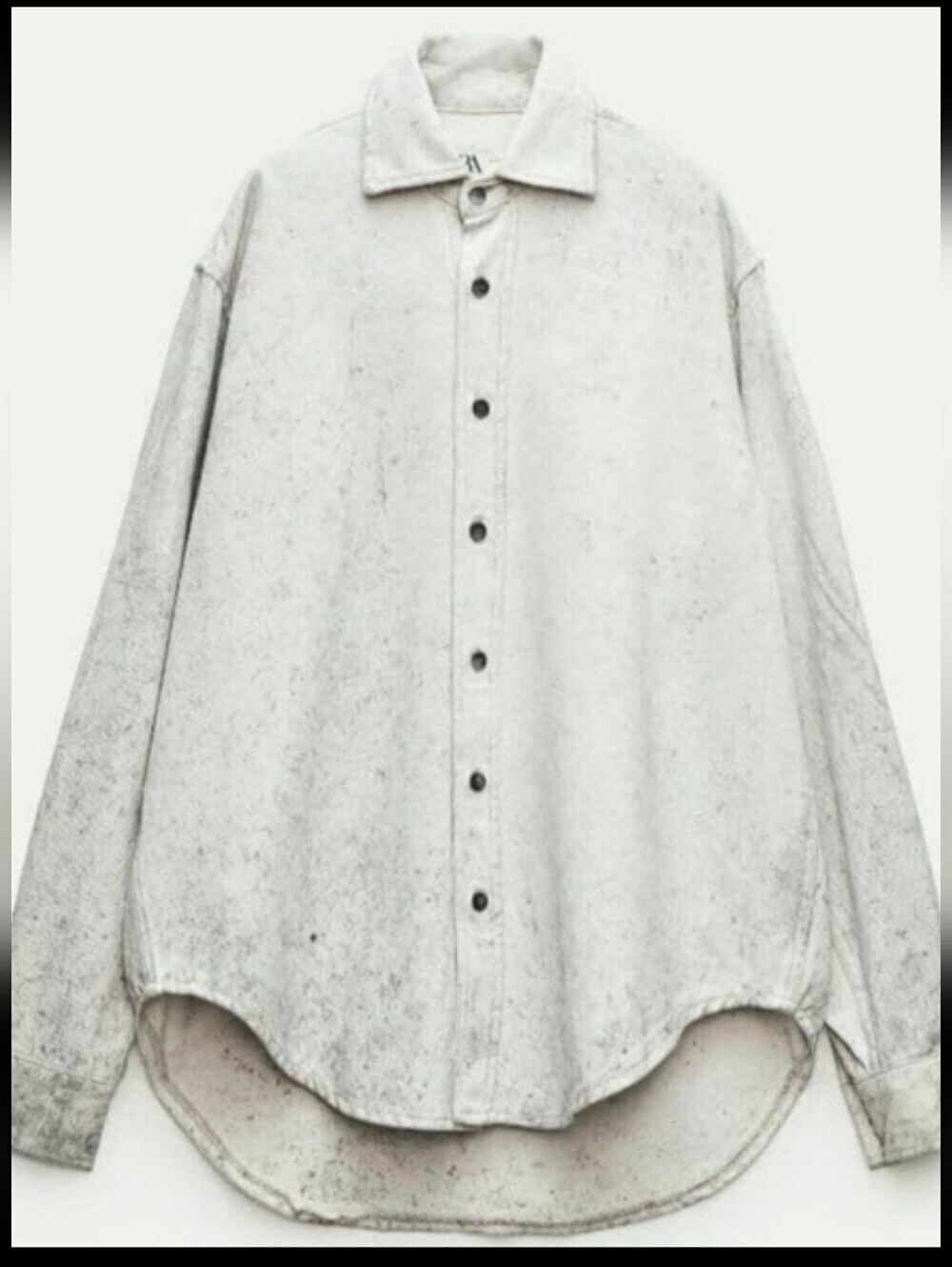 NWT Zara Splattered Jean Jacket